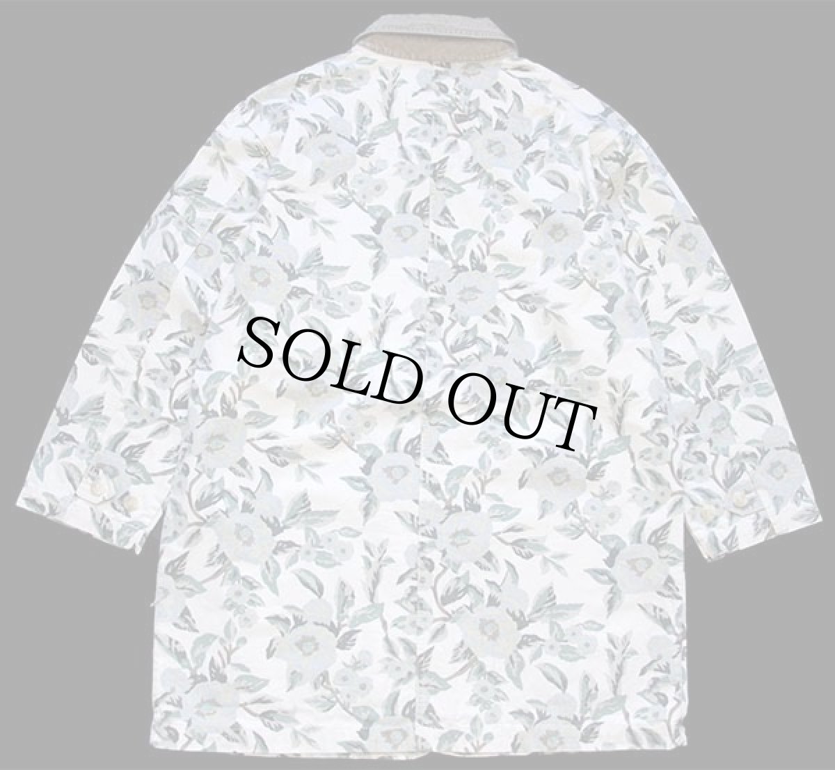 画像2: 80s EddieBauerエディーバウアー フラワー 総柄 コットン コート (2)