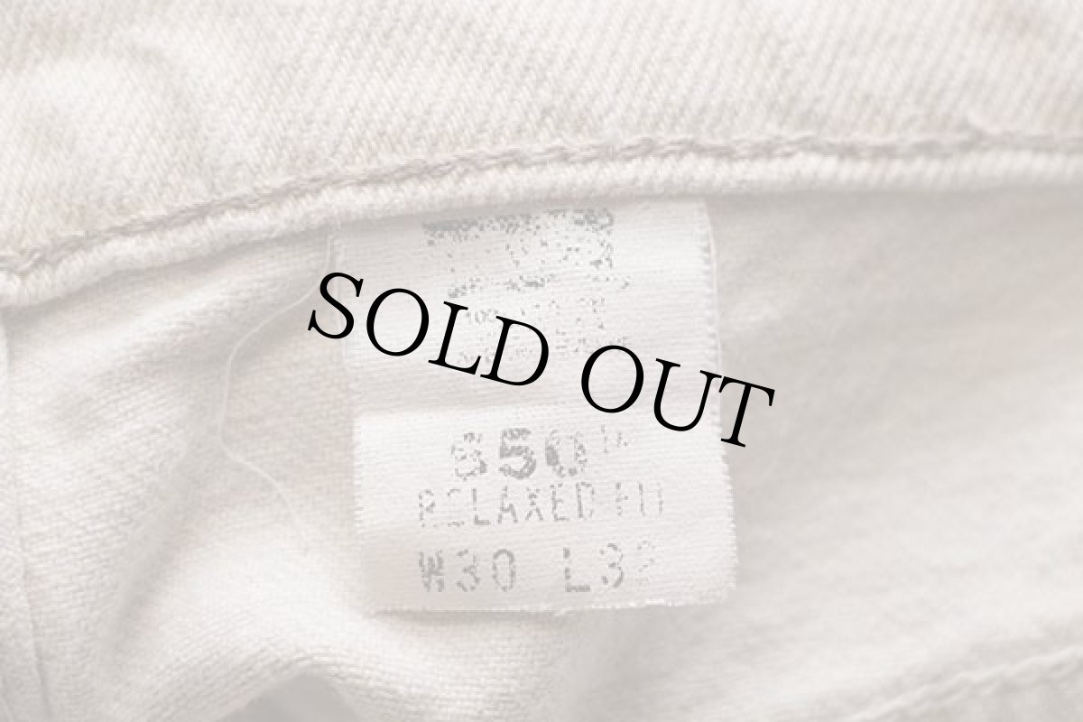 画像6: 90s USA製 Levi'sリーバイス 550 先染め カラーデニムパンツ ライトカーキ w30 L32★D (6)