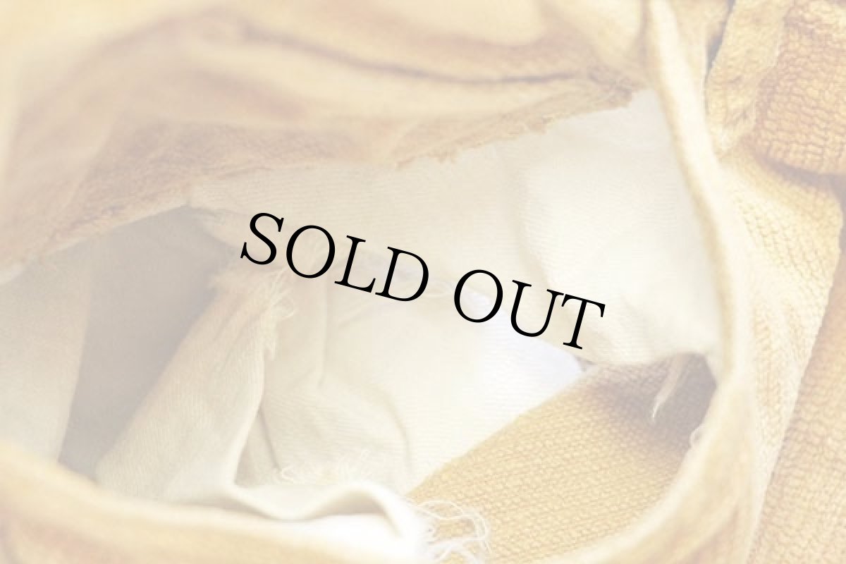 画像10: 70s USA製 Leeリー Leens フレア ベロアパンツ 黄土色 w34 (10)