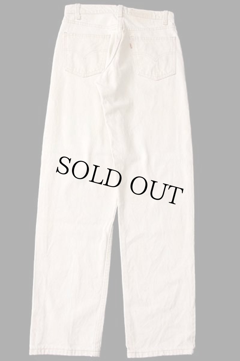 画像3: 90s USA製 Levi'sリーバイス 550 先染め カラーデニムパンツ ライトカーキ w30 L32★D (3)