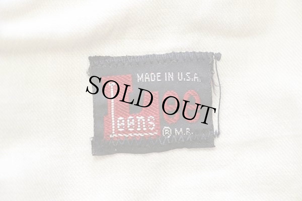 画像6: 70s USA製 Leeリー Leens フレア ベロアパンツ 黄土色 w34 (6)