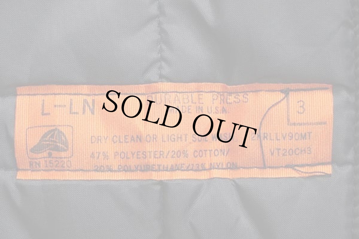 画像4: 80s USA製 RED KAPレッドキャップ 無地 キルティング ワークベスト チャコールグレー L-LN (4)