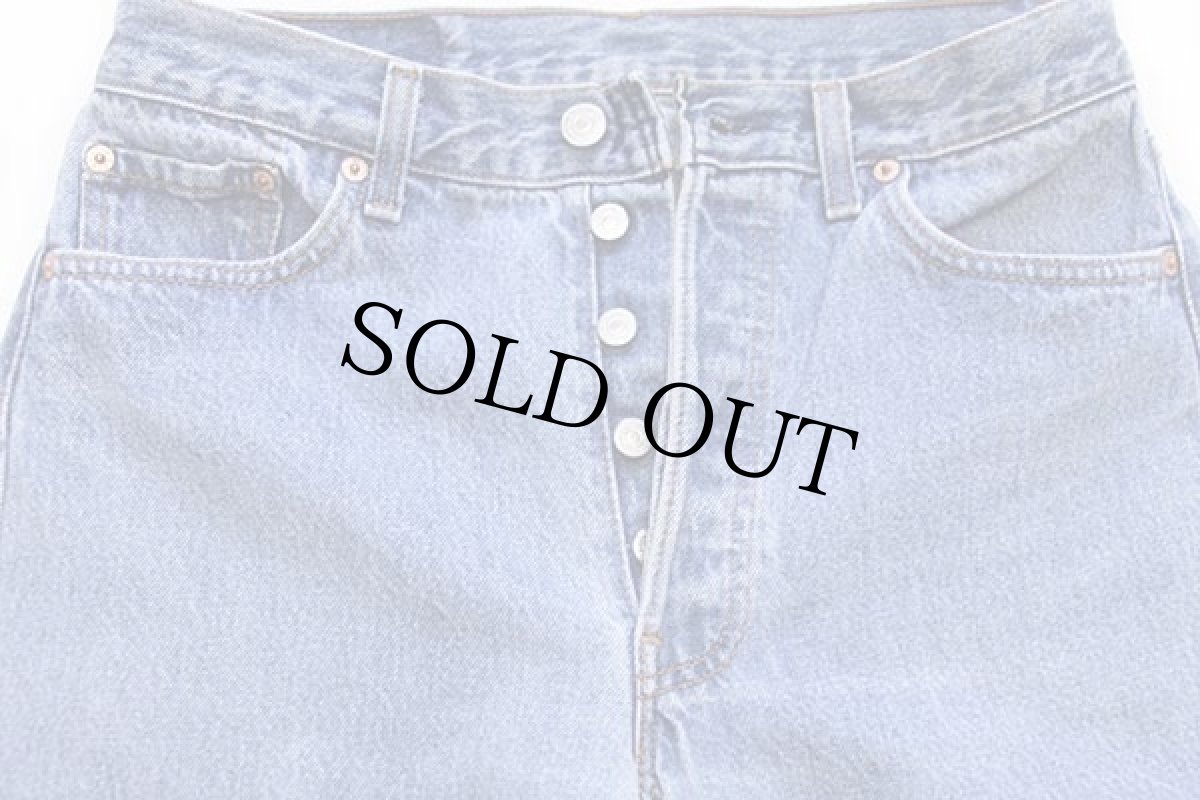 画像4: 90s USA製 Levi'sリーバイス 501 デニムパンツ w30 L32★76 (4)