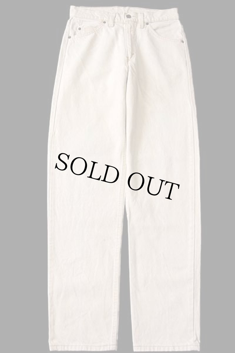 画像2: 90s USA製 Levi'sリーバイス 550 先染め カラーデニムパンツ ライトカーキ w30 L32★D (2)