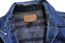 画像8: 70s USA製 Levi'sリーバイス 71205 ブランケットライナー デニムジャケット 42L★ロング (8)