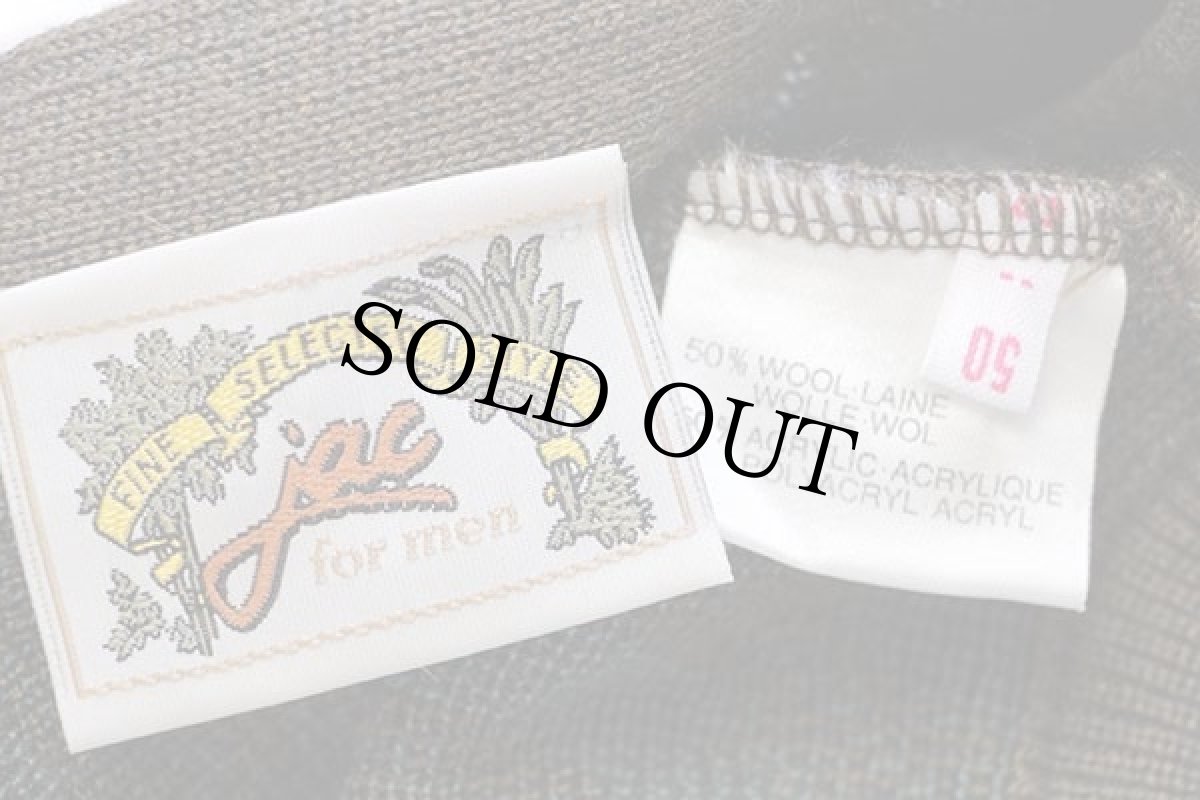 画像4: 90s jac 3D 立体編み ウール×アクリルニット カーディガン 50 (4)