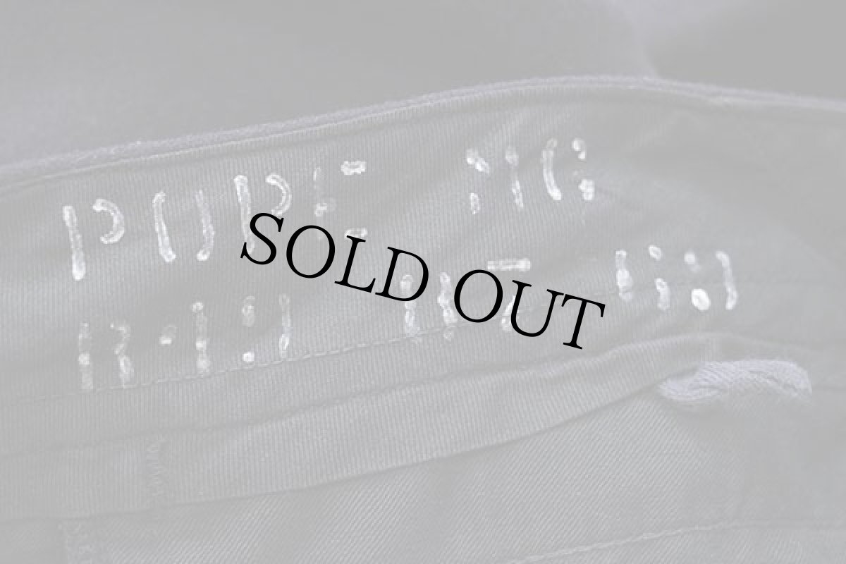 画像8: 70s 米軍 U.S.NAVY メルトン ウール セーラーパンツ 濃紺 32R (8)