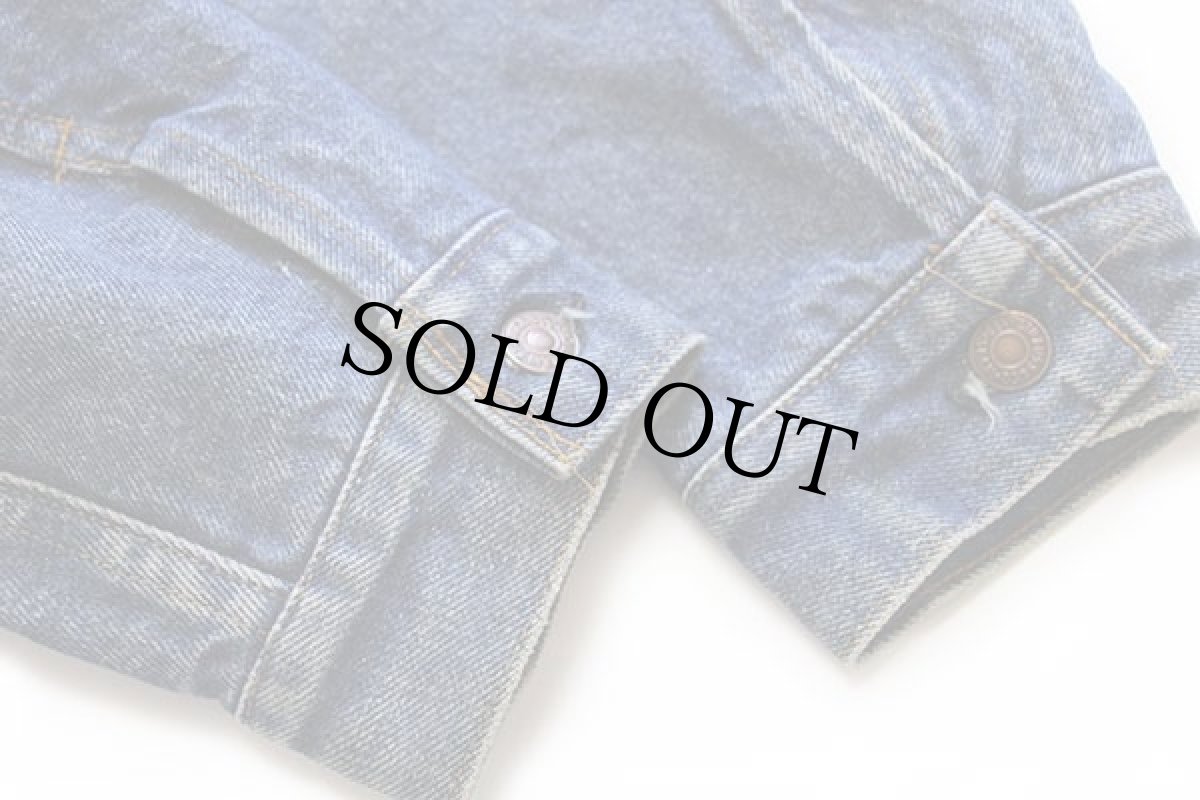 画像7: 70s USA製 Levi'sリーバイス 71205 ブランケットライナー デニムジャケット 42L★ロング (7)