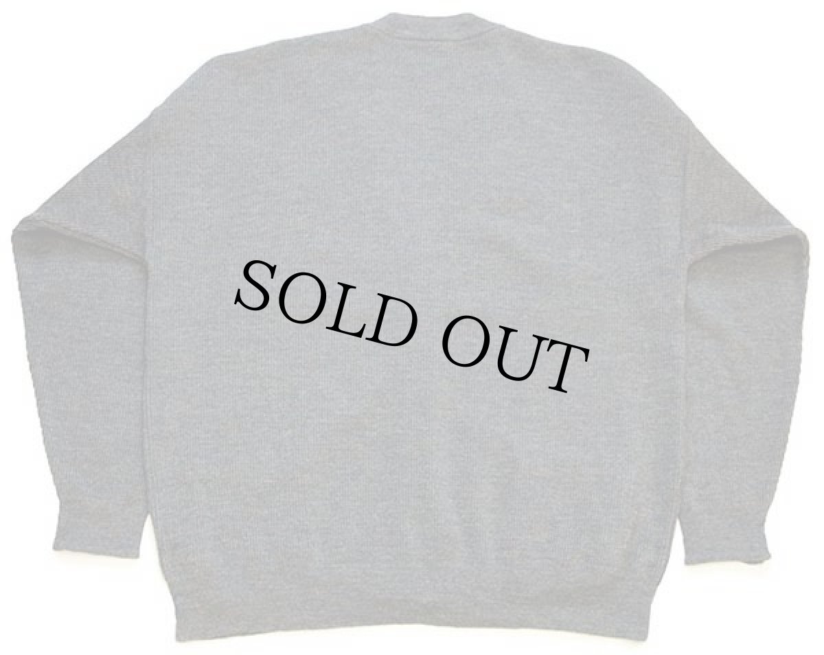 画像2: 80s イタリア製 UNKNOWN ウールニット カーディガン ミックス 52 (2)