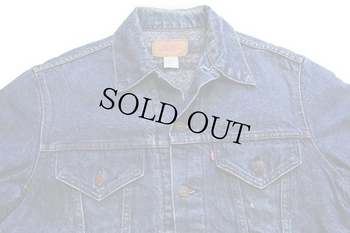 画像3: 70s USA製 Levi'sリーバイス 71205 ブランケットライナー デニムジャケット 42L★ロング (3)