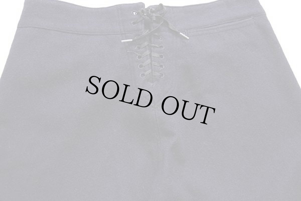 画像5: 70s 米軍 U.S.NAVY メルトン ウール セーラーパンツ 濃紺 32R (5)