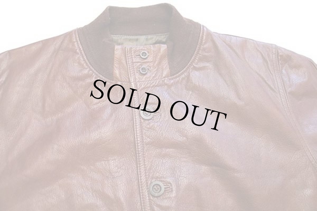 画像3: DAYAO'S A-1タイプ レザージャケット 茶 (3)