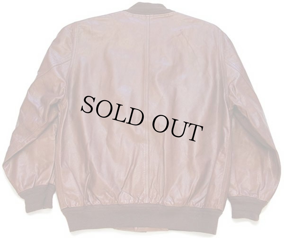 画像2: DAYAO'S A-1タイプ レザージャケット 茶 (2)