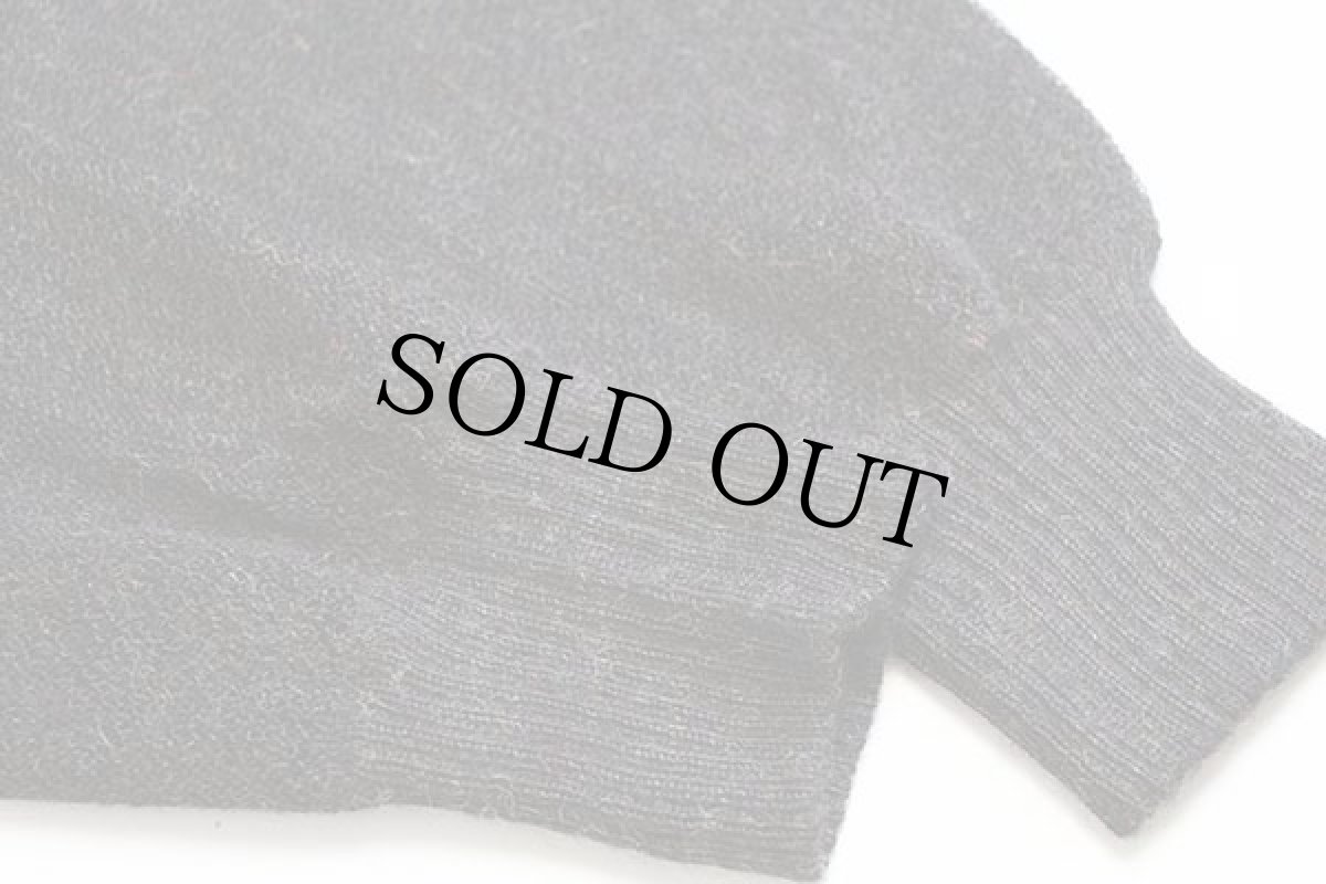 画像6: 70s Arbiter Son&Man パール編み アルパカニット カーディガン 焦げ茶 ミックス 52 (6)