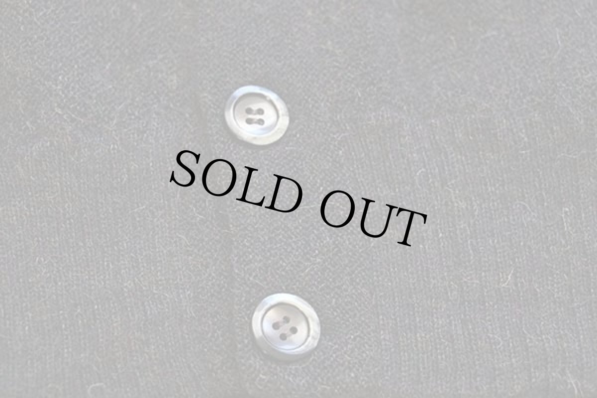 画像5: 70s Arbiter Son&Man パール編み アルパカニット カーディガン 焦げ茶 ミックス 52 (5)