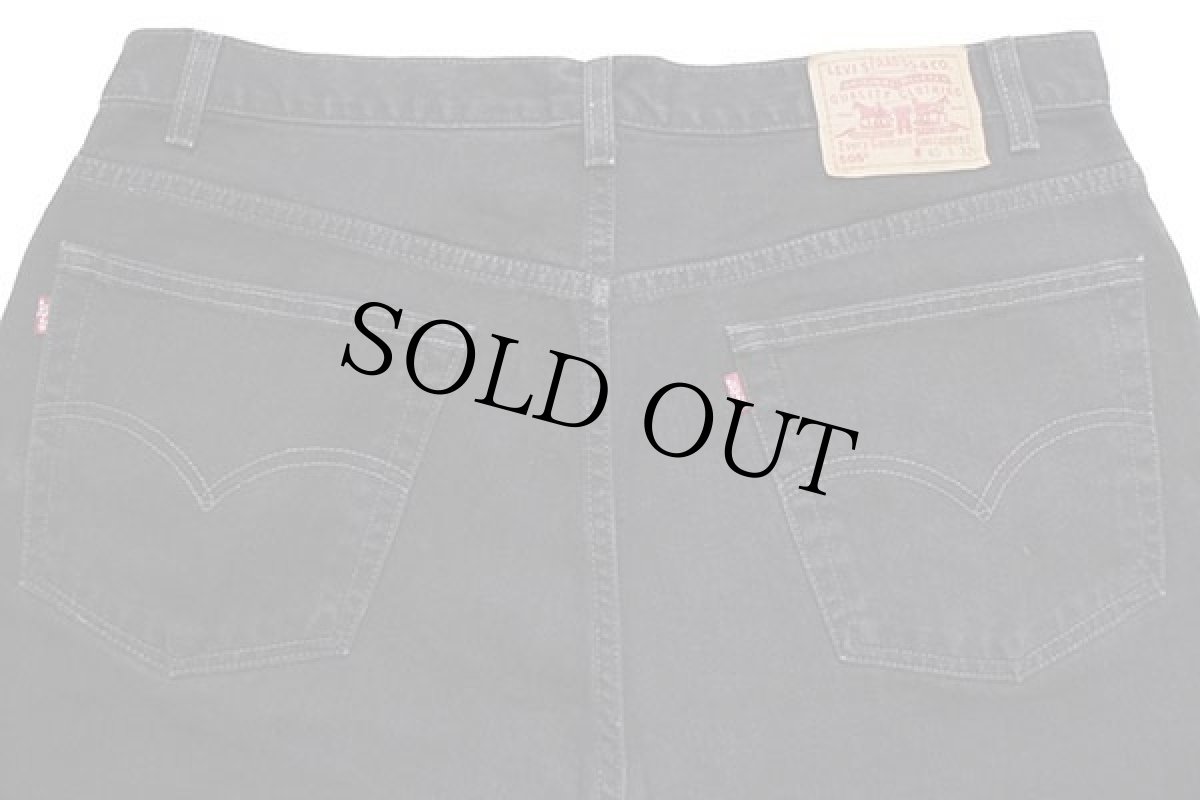 画像5: 00s メキシコ製 Levi'sリーバイス 505 ブラック デニムパンツ w40 L32★SDP1716 (5)