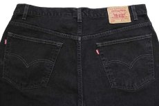 画像5: 00s メキシコ製 Levi'sリーバイス 505 ブラック デニムパンツ w40 L32★SDP1716 (5)