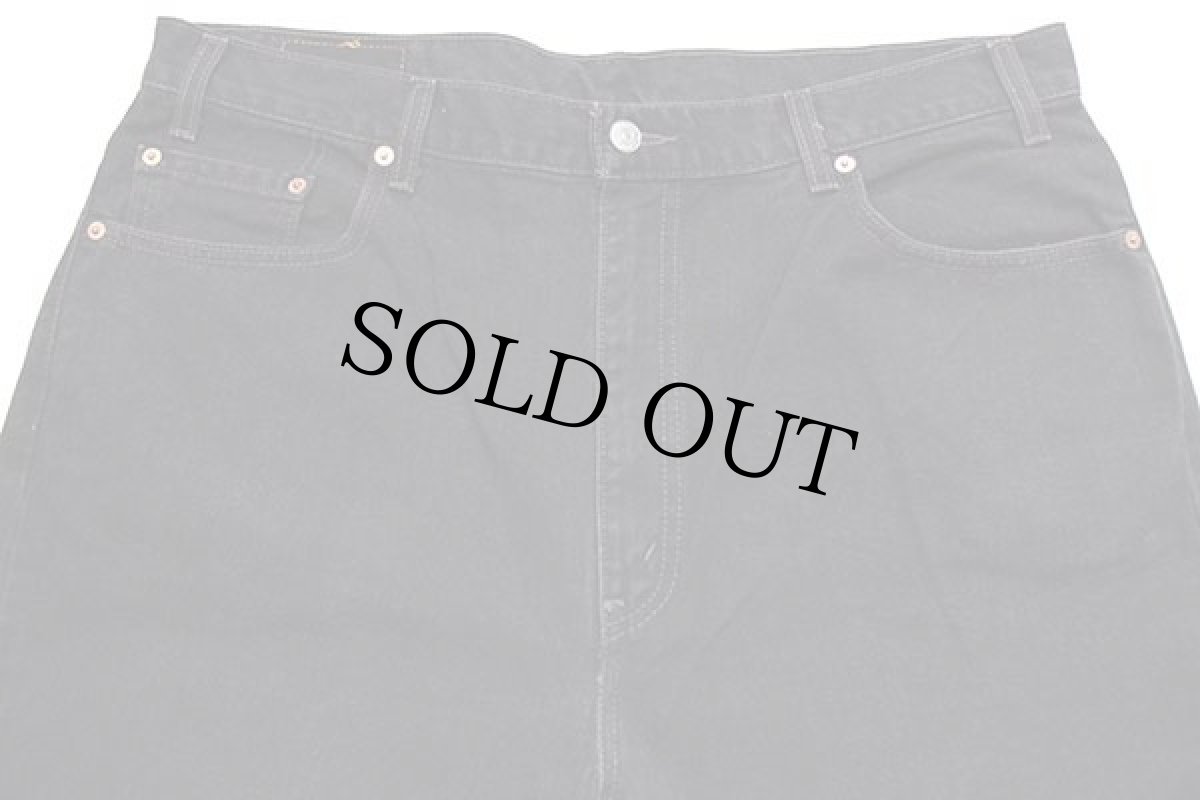 画像4: 00s メキシコ製 Levi'sリーバイス 505 ブラック デニムパンツ w40 L32★SDP1716 (4)