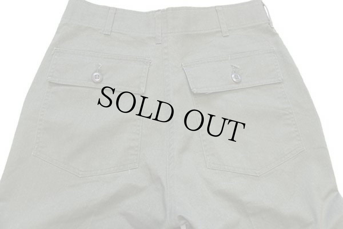 画像5: 70s 米軍 U.S.ARMY ユーティリティ ベイカーパンツ カスタム オリーブグリーン w30 (5)