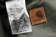 画像6: 未使用★メキシコ製 carharttカーハート ダック地 ペインターパンツ モスグリーン w42 L30 (6)
