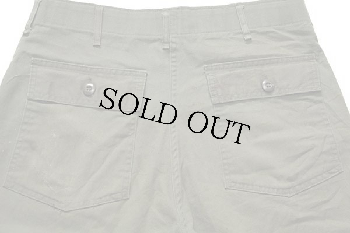 画像5: 70s 米軍 U.S.ARMY ユーティリティ ベイカーパンツ ボロ オリーブグリーン W34 L31 (5)