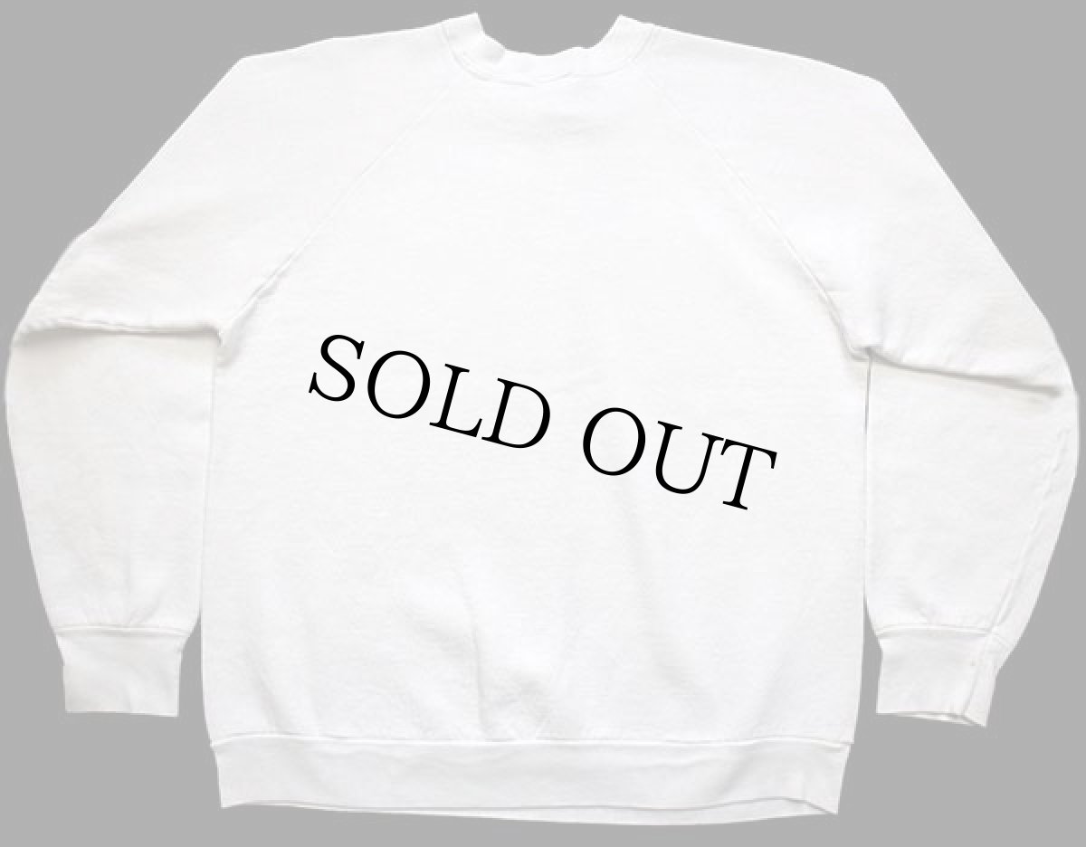 画像2: 80s USA製 GREG HILDEBRANDT ユニコーン アート スウェット 白 L (2)