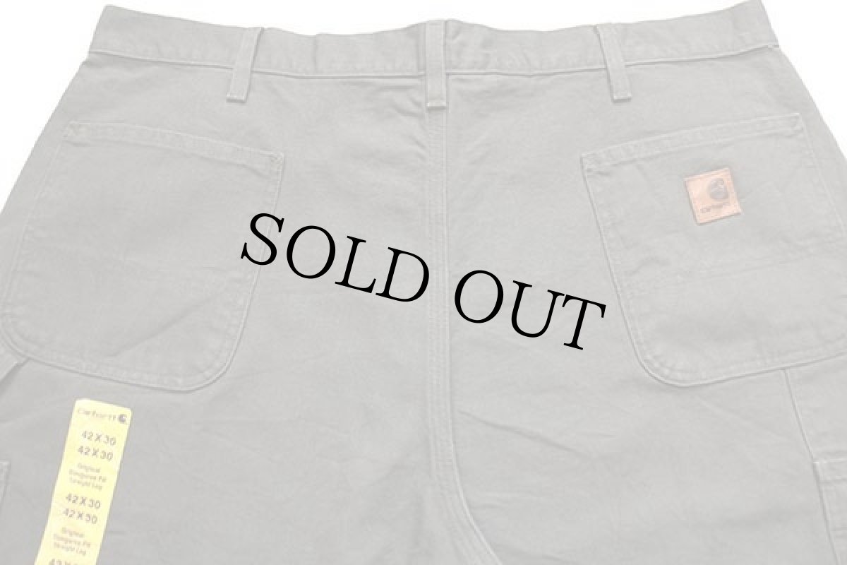 画像5: 未使用★メキシコ製 carharttカーハート ダック地 ペインターパンツ モスグリーン w42 L30 (5)