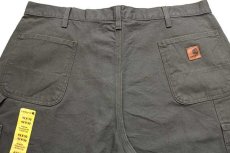 画像5: 未使用★メキシコ製 carharttカーハート ダック地 ペインターパンツ モスグリーン w42 L30 (5)