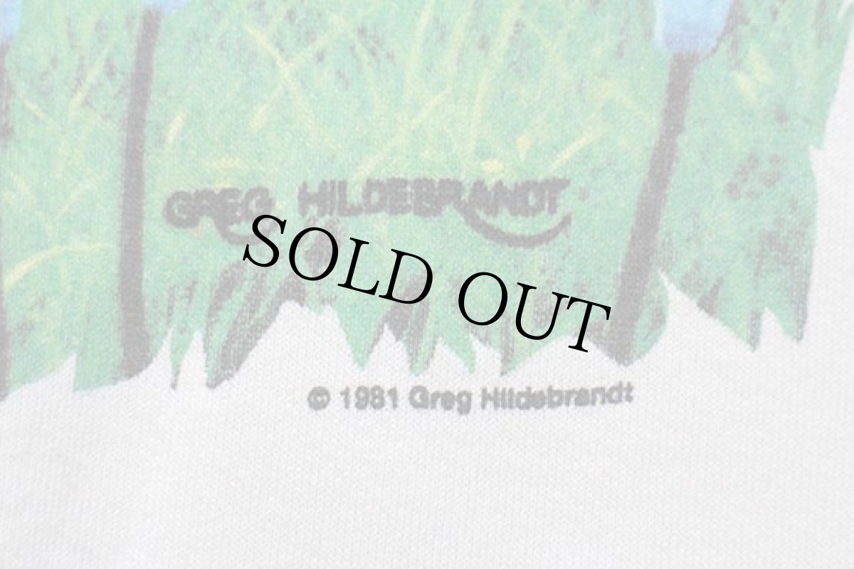 画像4: 80s USA製 GREG HILDEBRANDT ユニコーン アート スウェット 白 L (4)