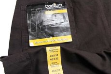 画像7: デッドストック★00s carharttカーハート ダック地 ペインターパンツ 焦げ茶 w40 L32 (7)