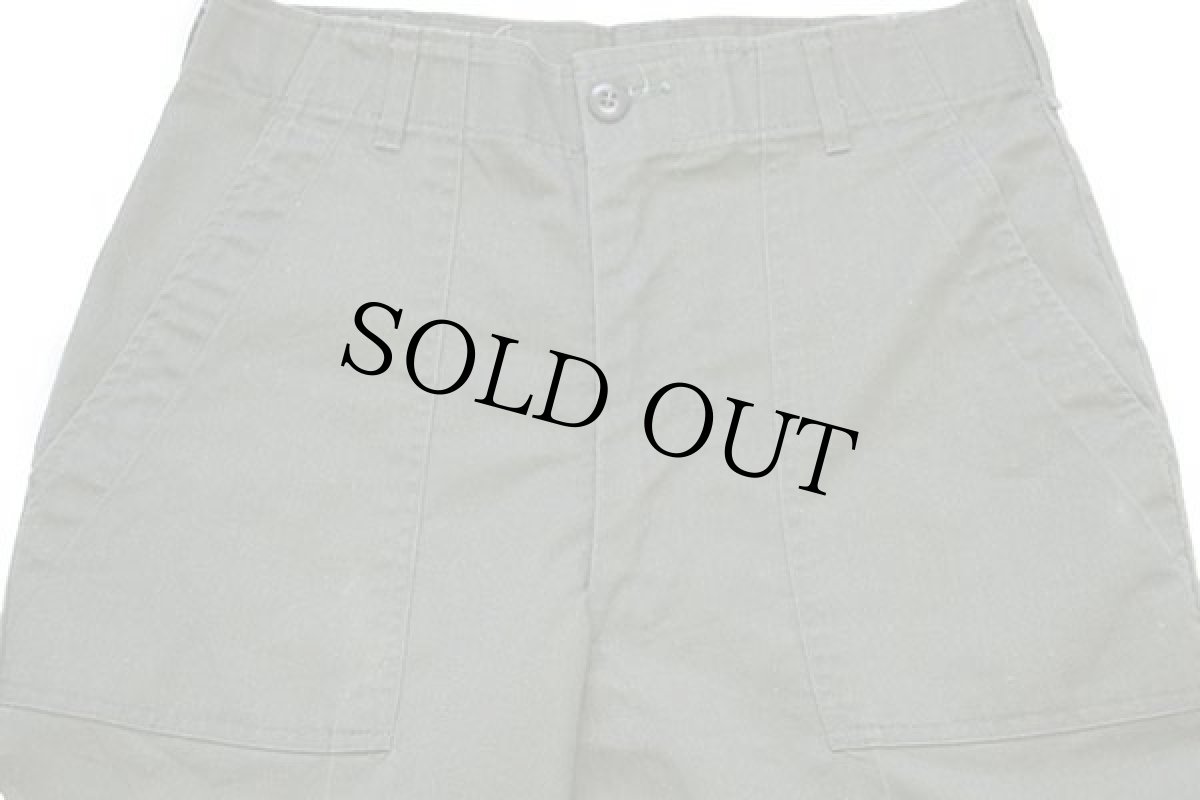 画像4: 70s 米軍 U.S.ARMY ユーティリティ ベイカーパンツ カスタム オリーブグリーン w30 (4)