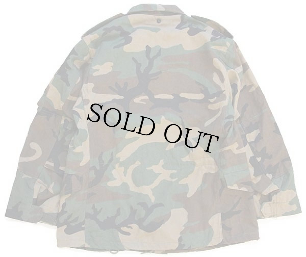 画像2: 90s 米軍 ウッドランドカモ アラミド エアクルージャケット S-S (2)