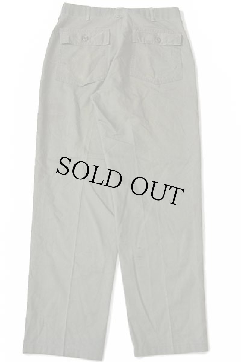 画像3: 70s 米軍 U.S.ARMY ユーティリティ ベイカーパンツ ボロ オリーブグリーン W34 L31 (3)