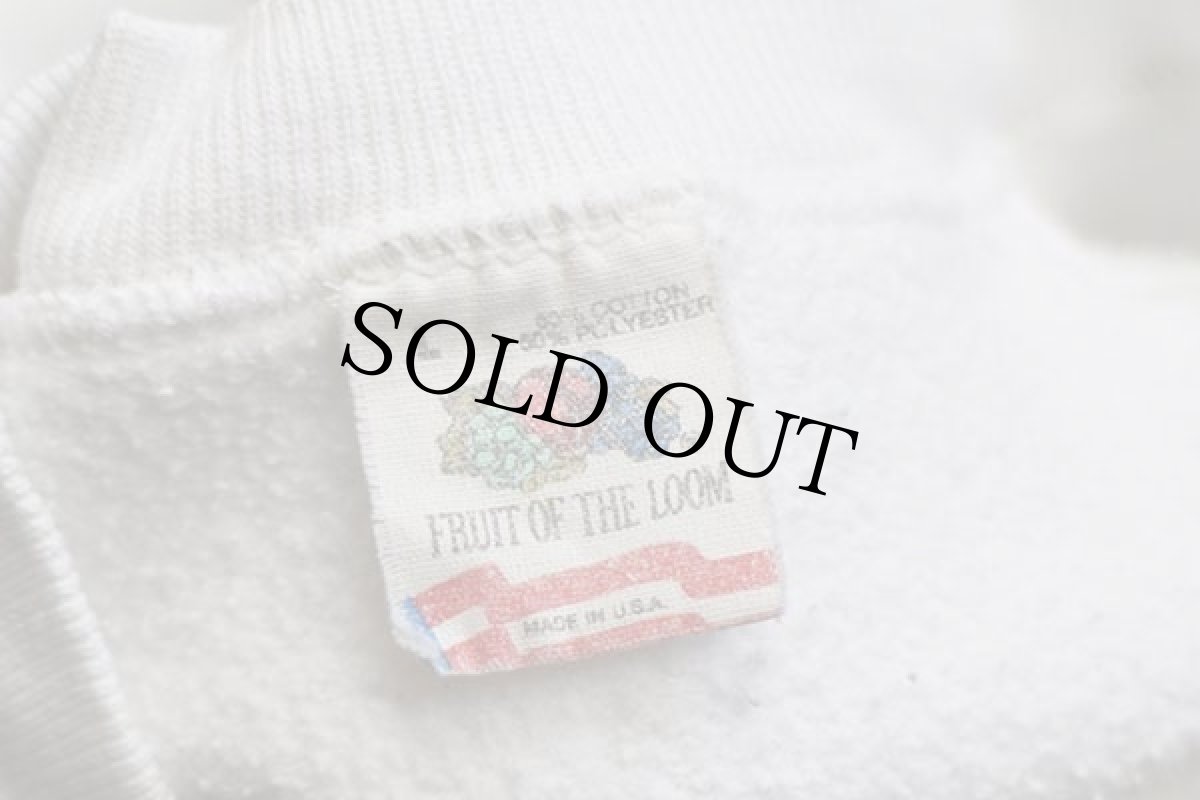 画像5: 80s USA製 GREG HILDEBRANDT ユニコーン アート スウェット 白 L (5)