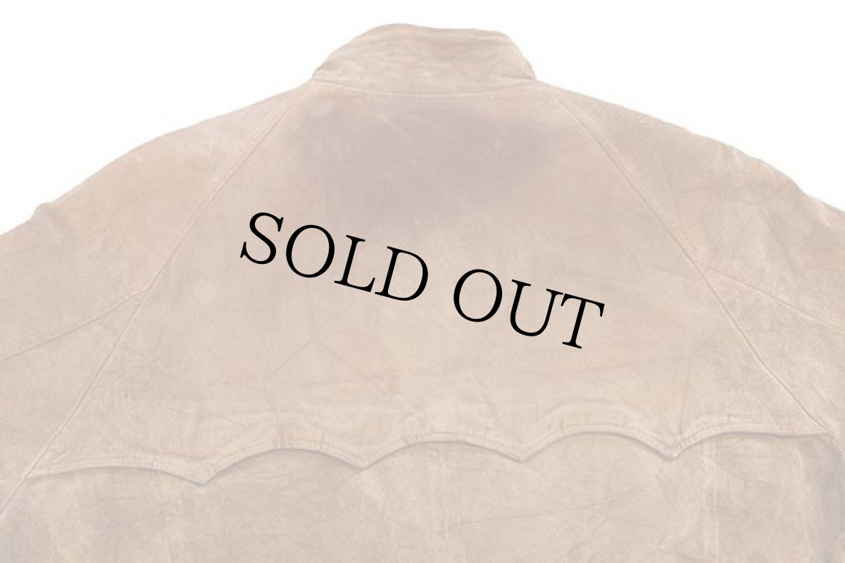 画像8: 90s ORVISオービス G9タイプ タータンチェックライナー スエードレザー ハリントンジャケット 茶 L (8)