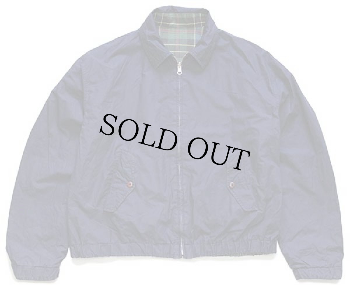 画像6: 90s J.CREW タータンチェック×無地 リバーシブル コットンジャケット M (6)