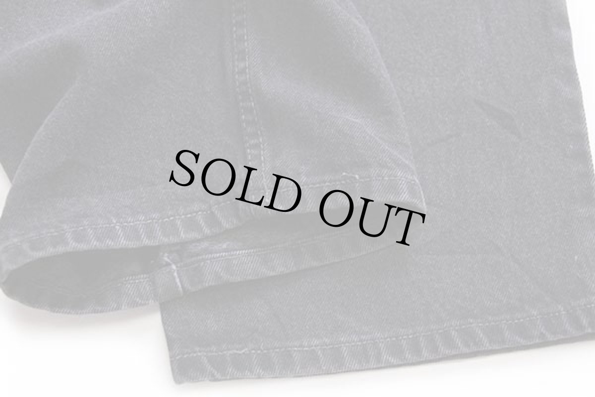 画像8: 90s カナダ製 Levi'sリーバイス 550 ブラック デニムパンツ w42 L32★160 (8)