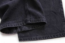 画像8: 90s カナダ製 Levi'sリーバイス 550 ブラック デニムパンツ w42 L32★160 (8)