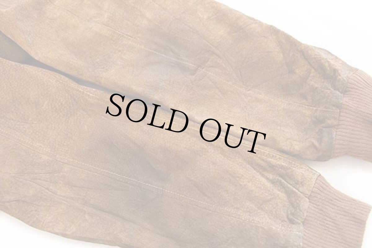 画像9: 90s ORVISオービス G9タイプ タータンチェックライナー スエードレザー ハリントンジャケット 茶 L (9)