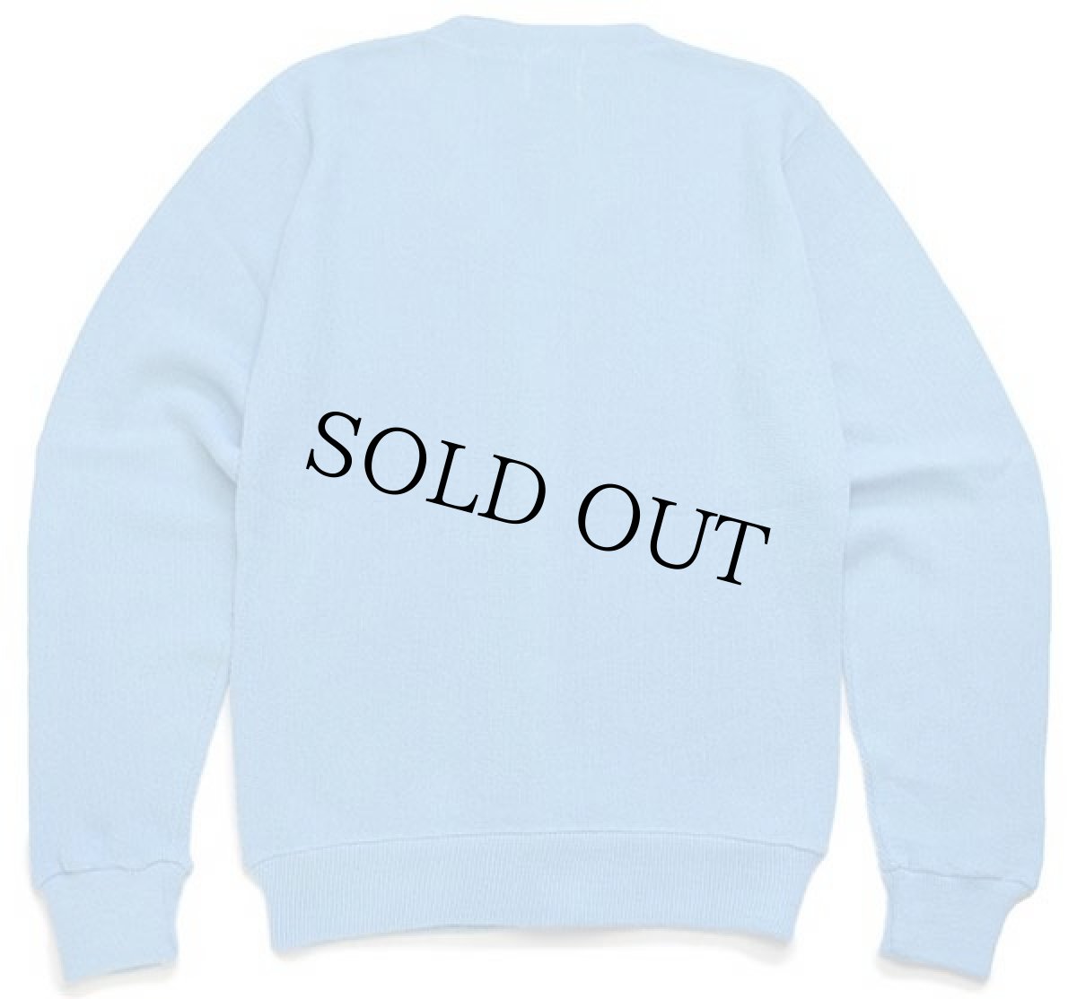 画像2: 60s Sears 無地 パール編み アクリルニット カーディガン 水色 M (2)