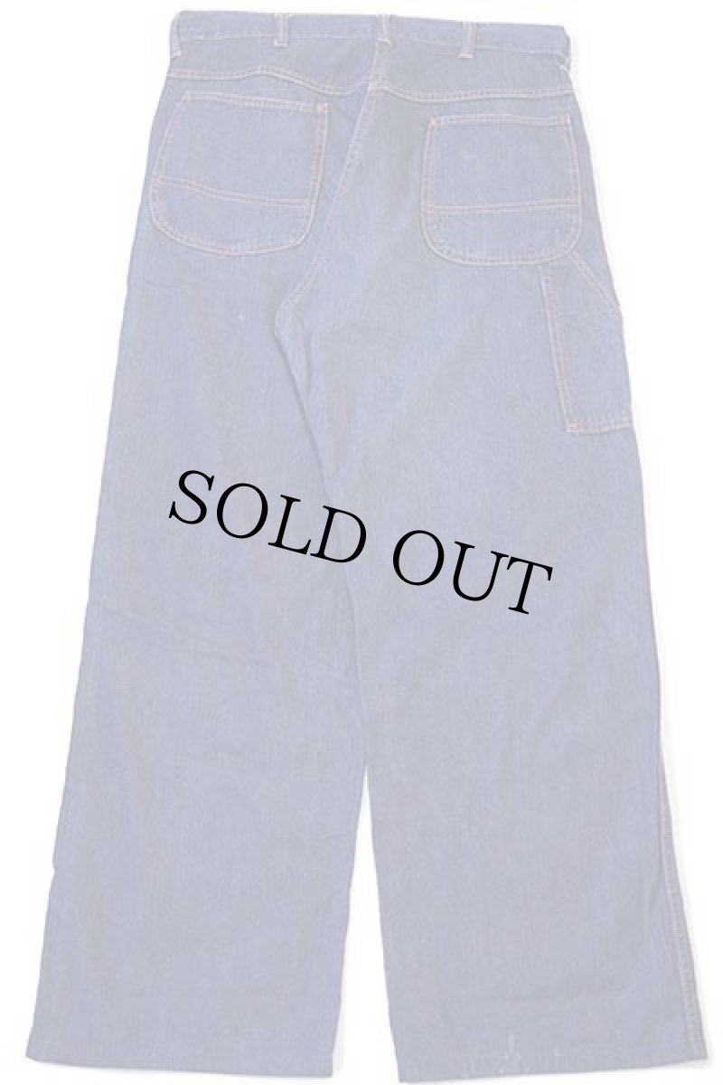 画像3: 50s BIGMACビッグマック インディゴ デニム ペインターパンツ w34 (3)