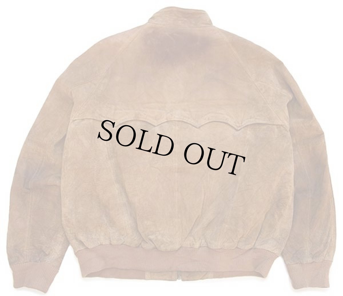 画像2: 90s ORVISオービス G9タイプ タータンチェックライナー スエードレザー ハリントンジャケット 茶 L (2)