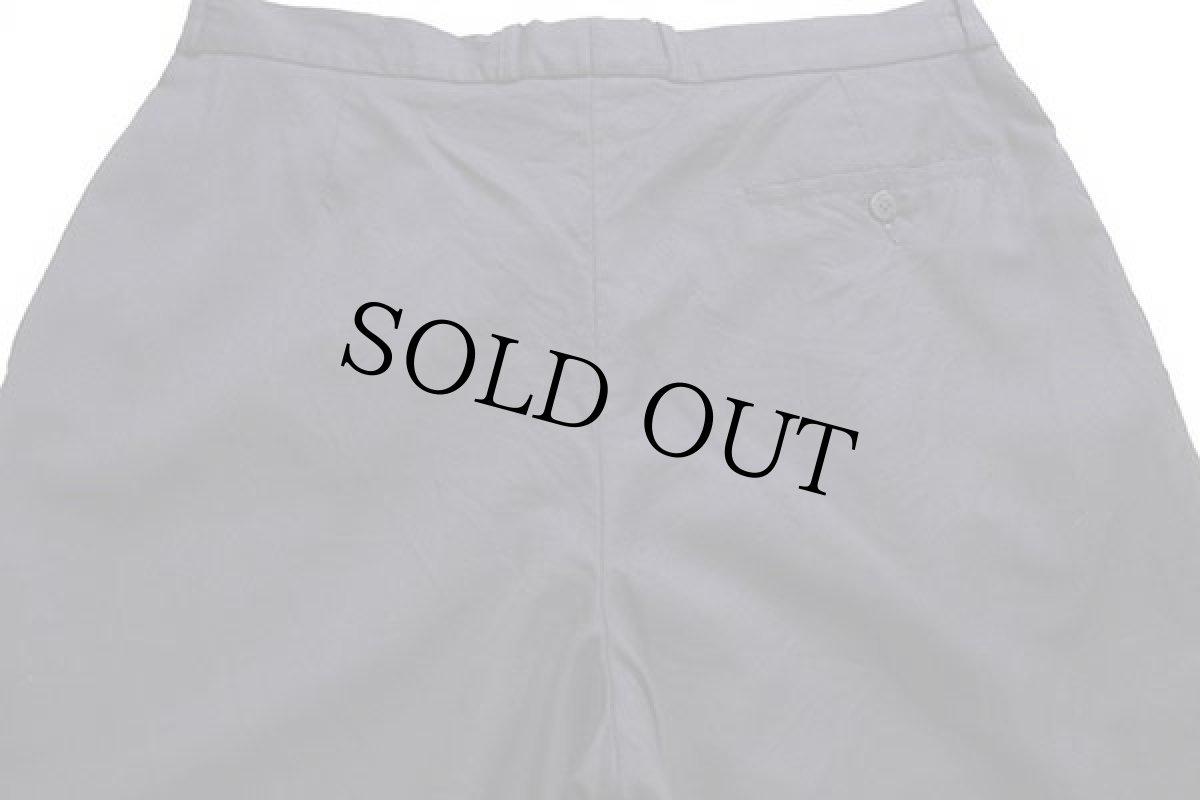 画像5: 80s フランス製 CHEMISE LACOSTE ラコステ ツータック スラックス ウールパンツ 濃紺 46 (5)