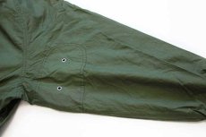 画像7: 90s IZOD コットンポプリン ファイヤーマン パーカー オリーブグリーン★ジャケット (7)