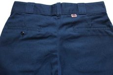 画像5: 90s USA製 Dickiesディッキーズ 874 ワークパンツ 紺 w33 L30 (5)