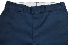 画像4: 80s USA製 Dickiesディッキーズ 874 ワークパンツ 紺 w33 L30 (4)