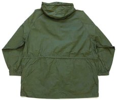 画像2: 90s IZOD コットンポプリン ファイヤーマン パーカー オリーブグリーン★ジャケット (2)