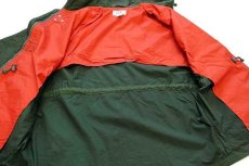 画像5: 90s IZOD コットンポプリン ファイヤーマン パーカー オリーブグリーン★ジャケット (5)