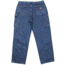 画像3: メキシコ製 carharttカーハート デニム ペインターパンツ w38 L32 (3)