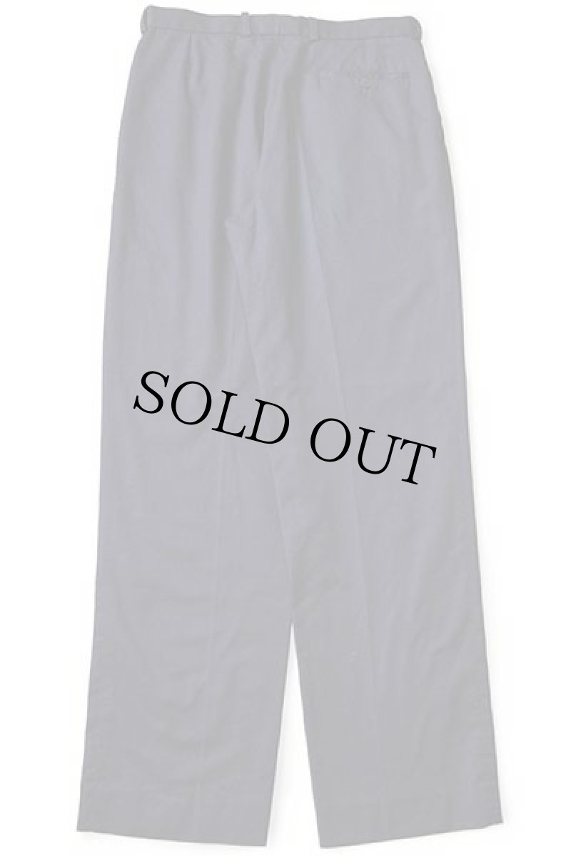 画像3: 80s フランス製 CHEMISE LACOSTE ラコステ ツータック スラックス パンツ 紺 40 (3)